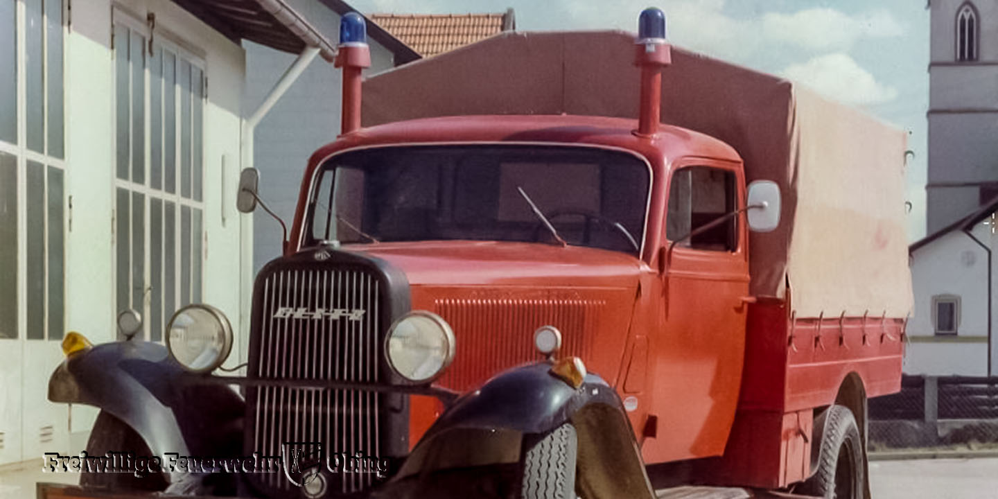 Opel Blitz der Obinger Feuerwehr von 1949
