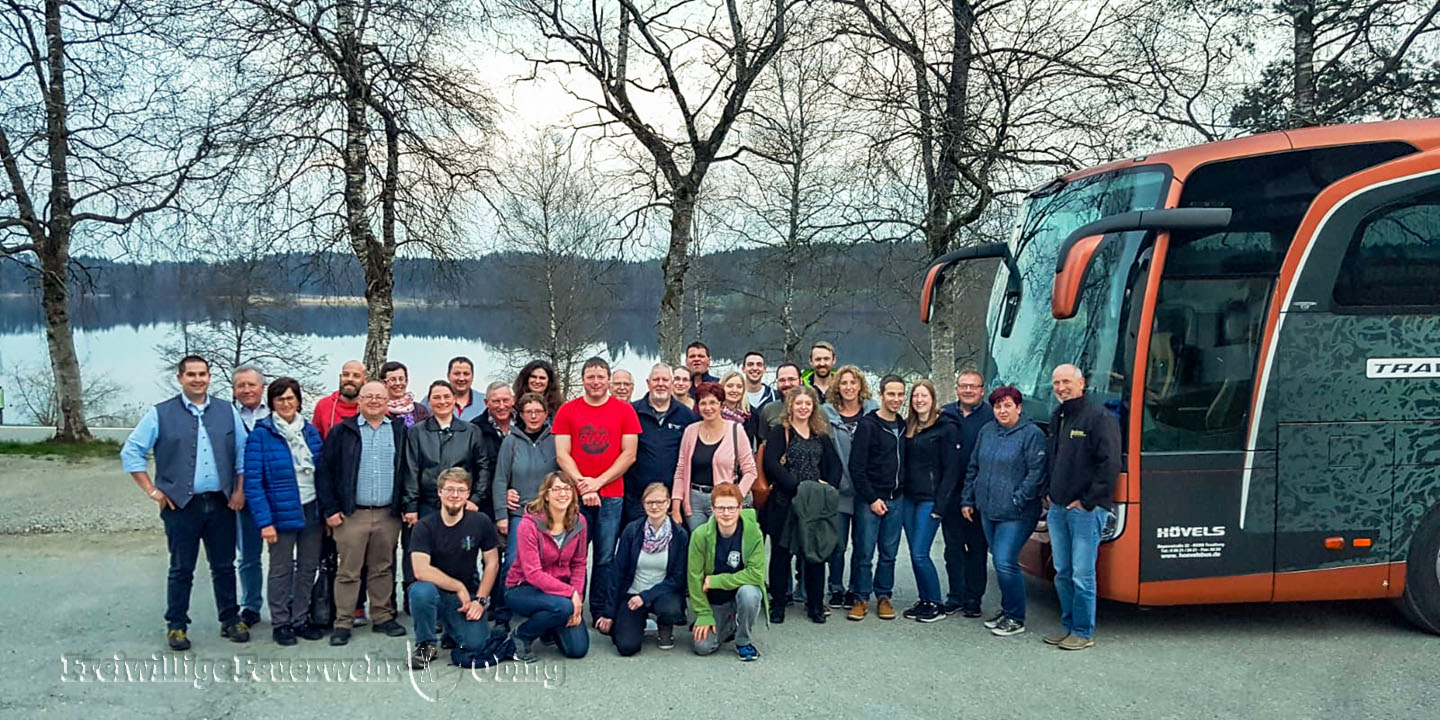 Mitglieder des Feuerwehrvereins beim Ausflug